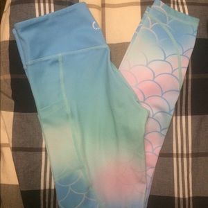 Curves and combatboots mermaid full length legging